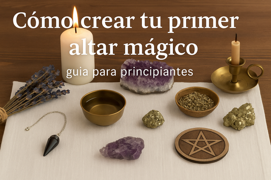 Cómo crear tu primer altar mágico: guía para principiantes ✨