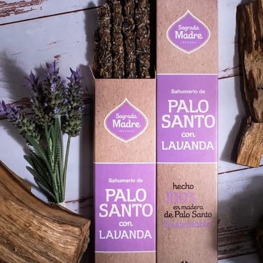 Incienso Palo Santo con Lavanda