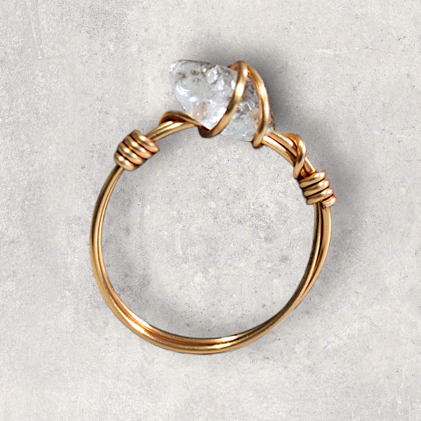 Anillos artesanales con piedra natural