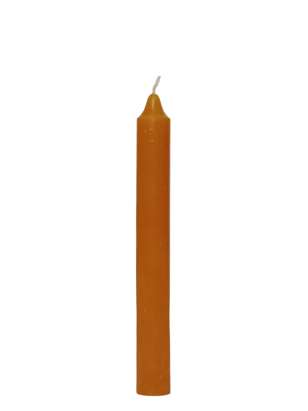 vela naranja mini para rituales de energía y éxito