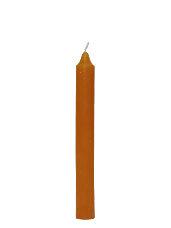 vela naranja ritual de 20 cm para energía, éxito y creatividad