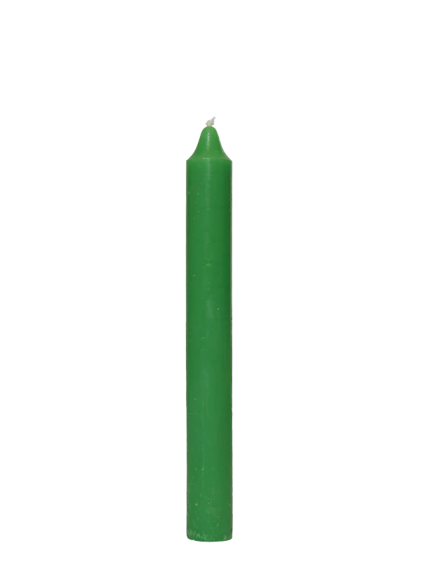 Vela verde mini para atraer dinero, suerte, abundancia y prosperidad