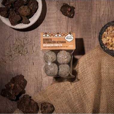 Bombitas de defumación completa Sagrada Madre x4 para limpieza energética profunda