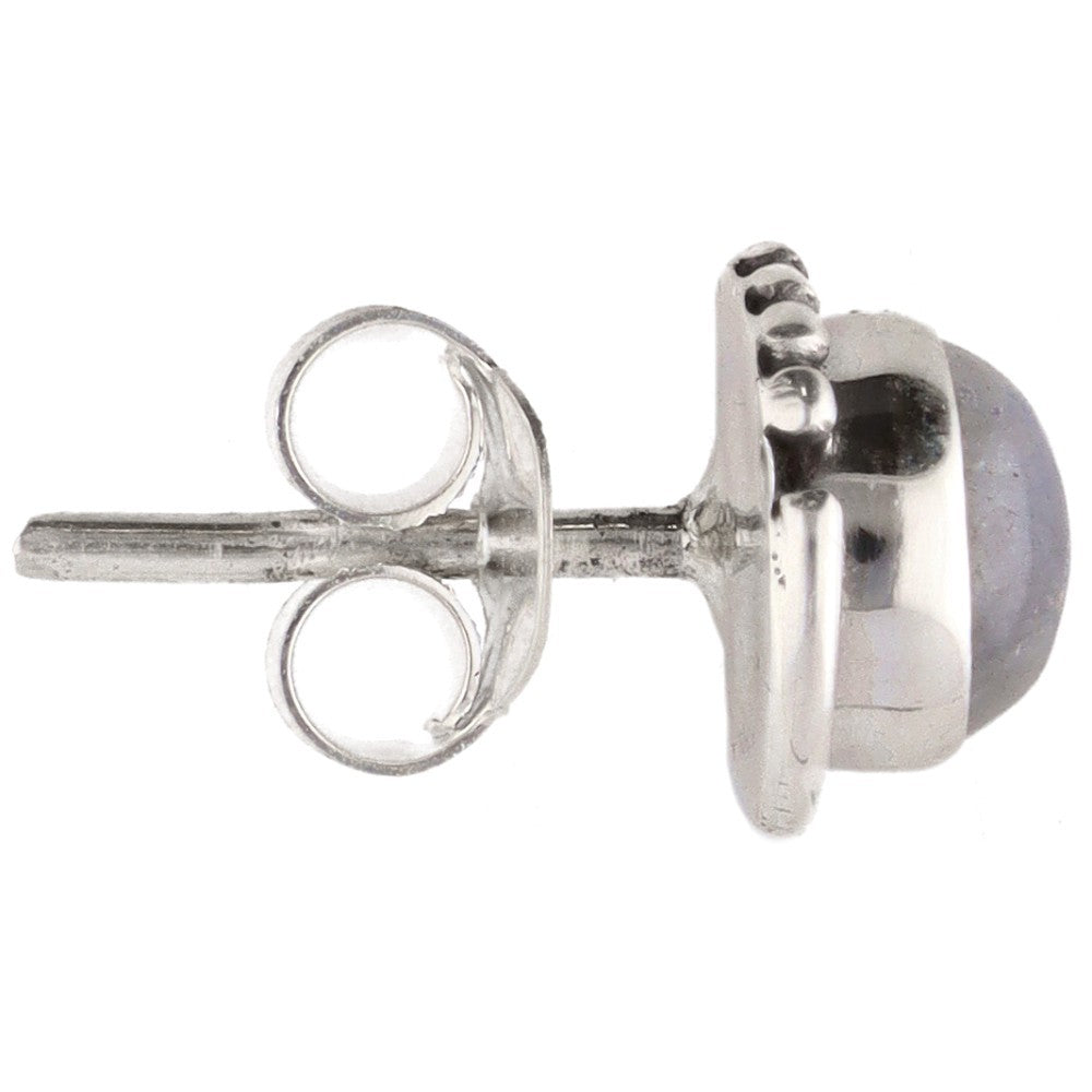 Pendientes de Piedra Luna en Plata de Ley - Intuición y Energía Femenina