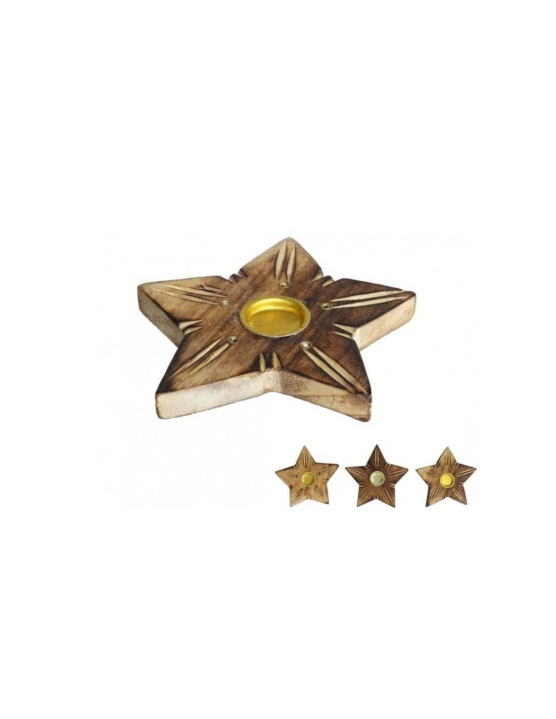 Porta Incienso Estrella Pequeña