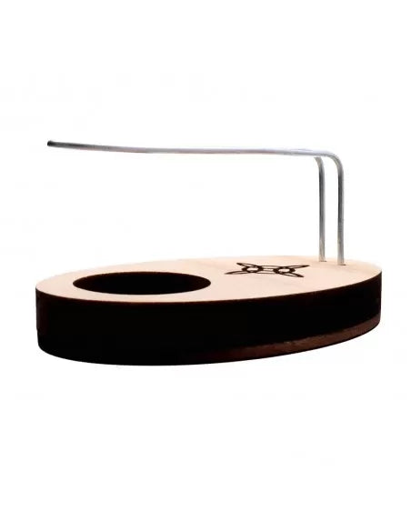 Quemador de Palo Santo con Nudo de Bruja – Base de Madera