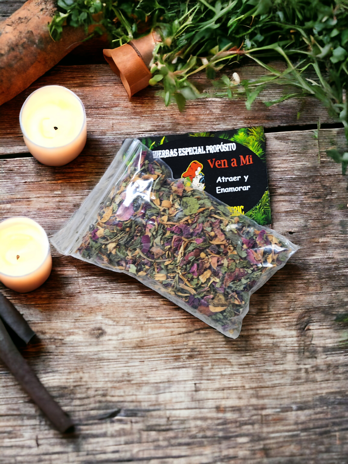 Hierbas esotéricas para rituales de amarre y atracción amorosa – VEN A MÍ