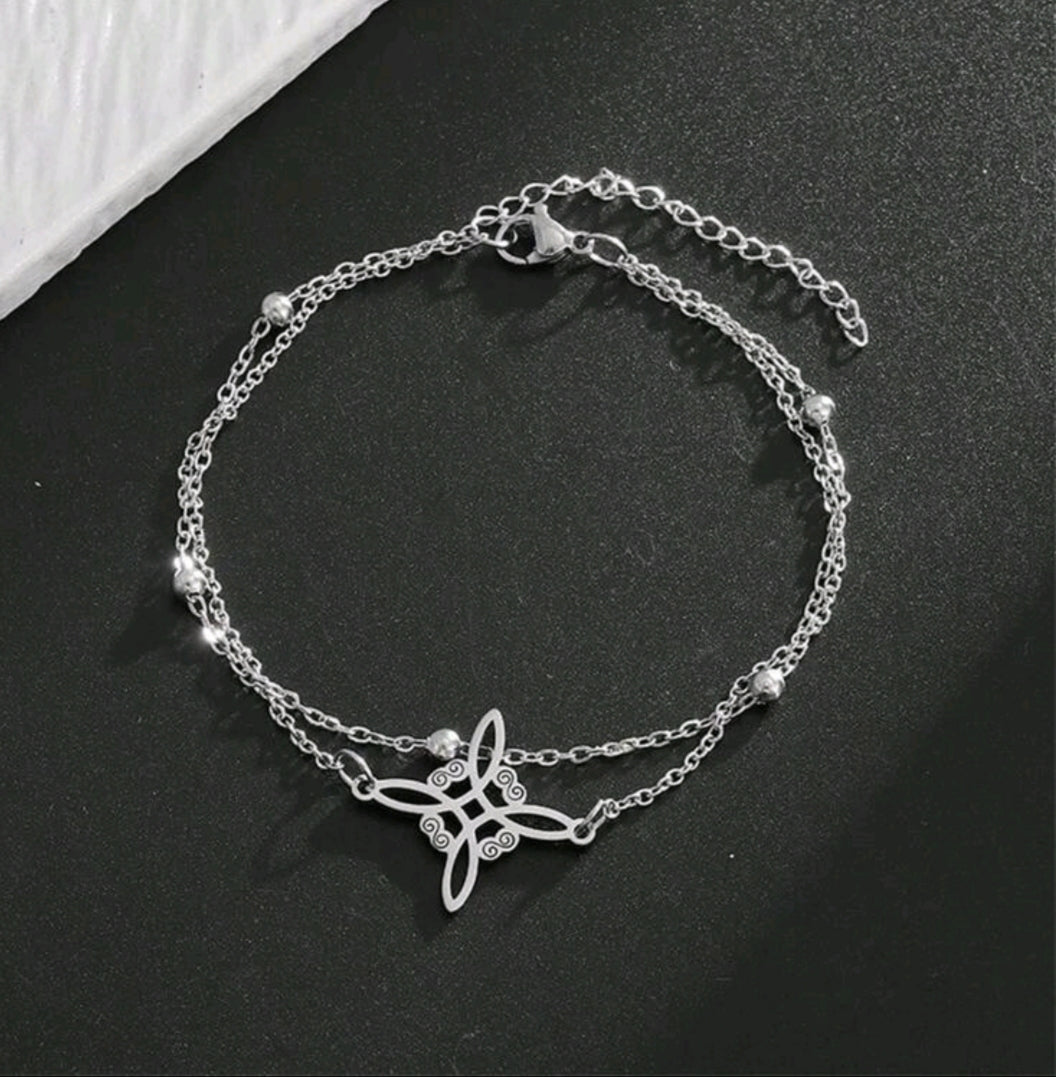 Pulsera Doble Nudo de Bruja