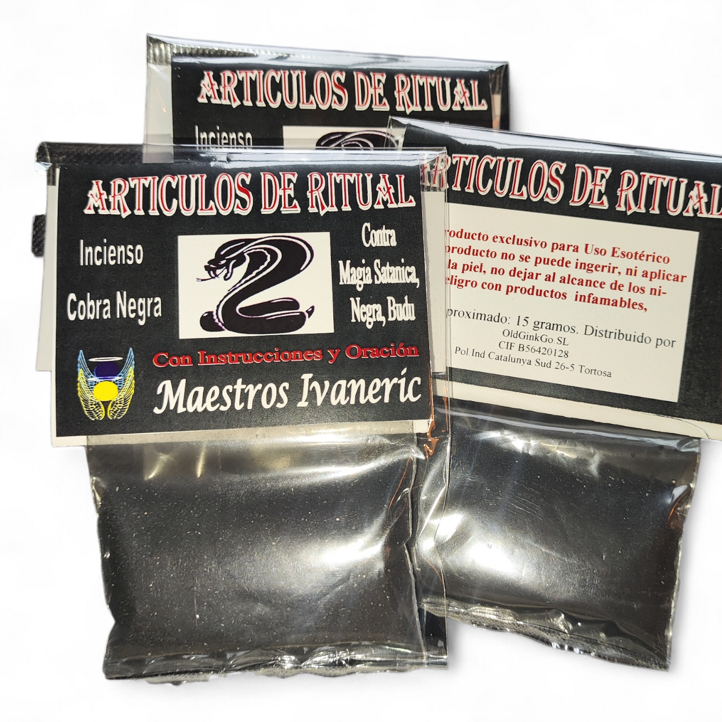 Incienso Cobra Negra – Protección, Corte y Defensa Espiritual