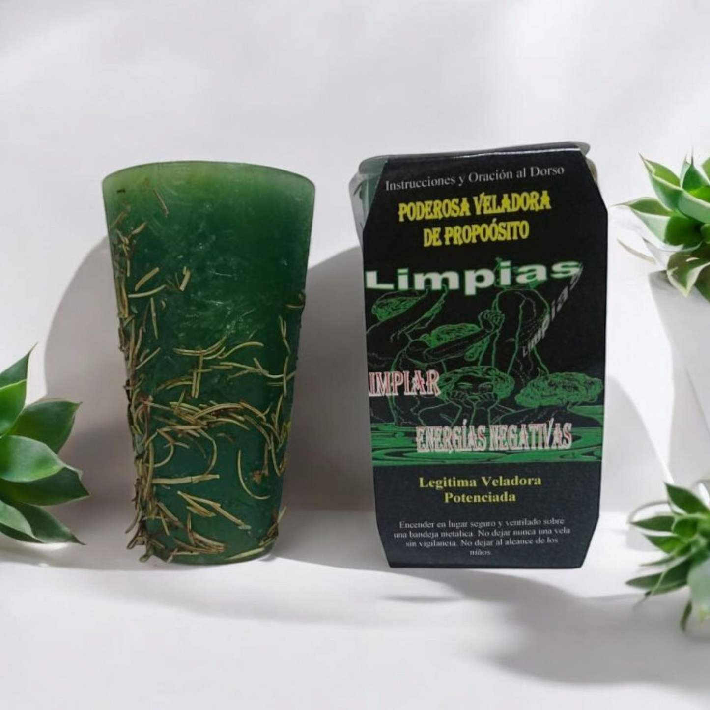 Veladora LIMPIAS para limpieza energética y purificación