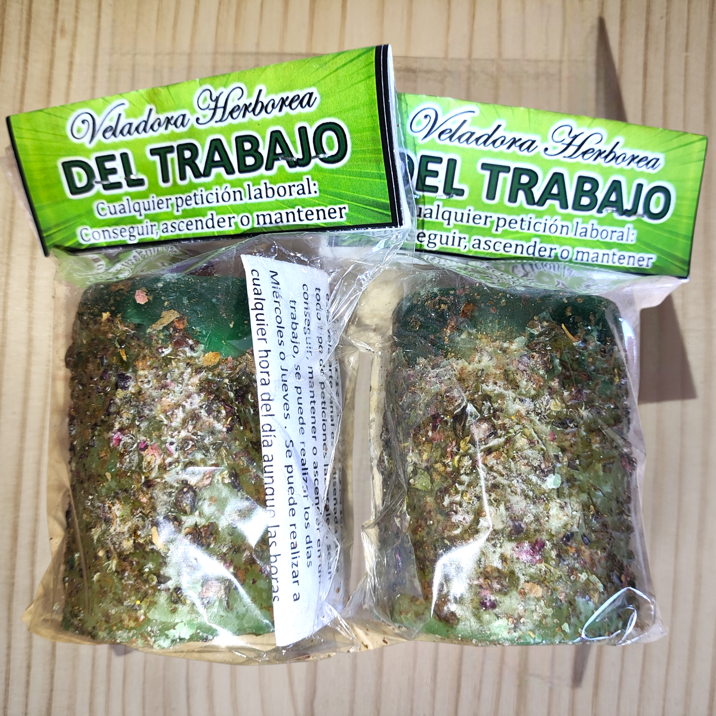 Veladora Herbórea del Trabajo – Estabilidad, Oportunidades y Éxito Profesional
