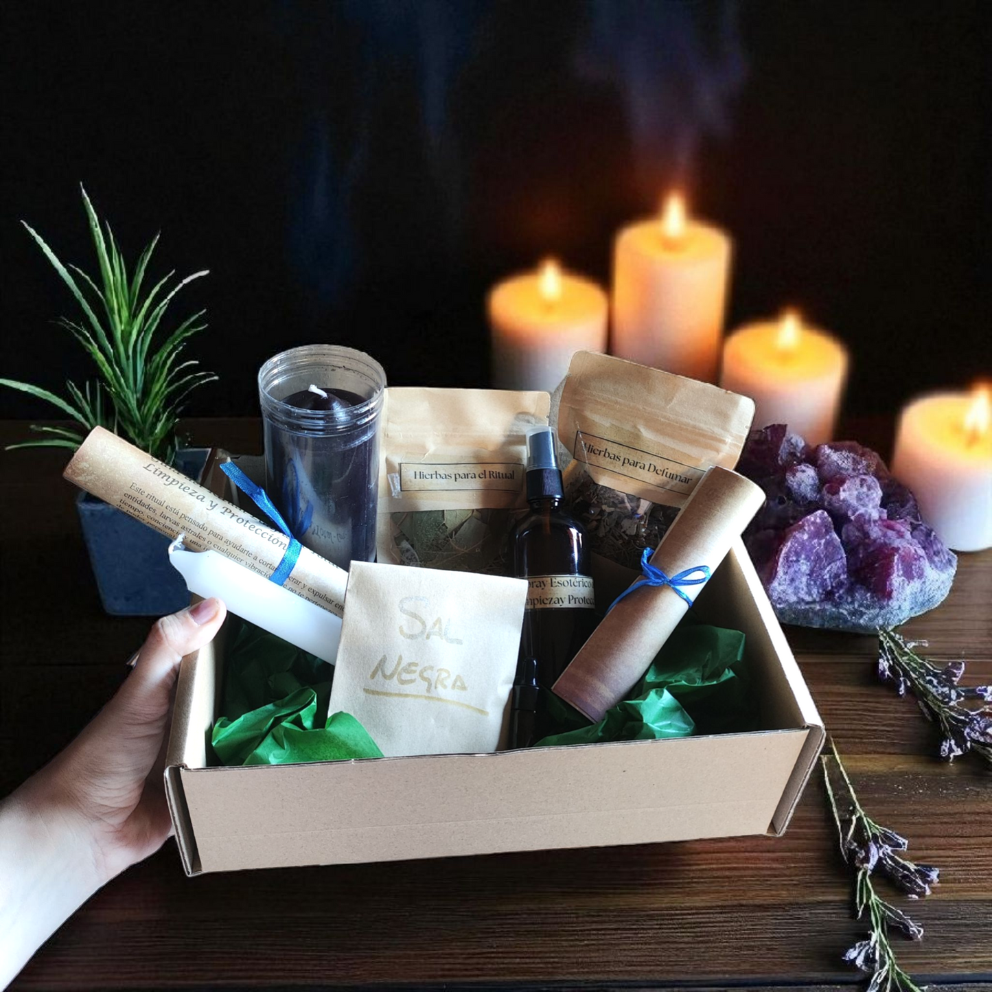 Pack Ritual Limpieza Total – Corte, Limpieza Energética y Protección