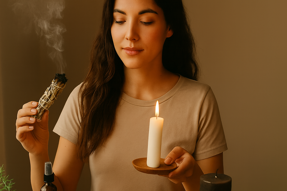 Cómo hacer una limpieza energética en casa paso a paso🪬🕯️
