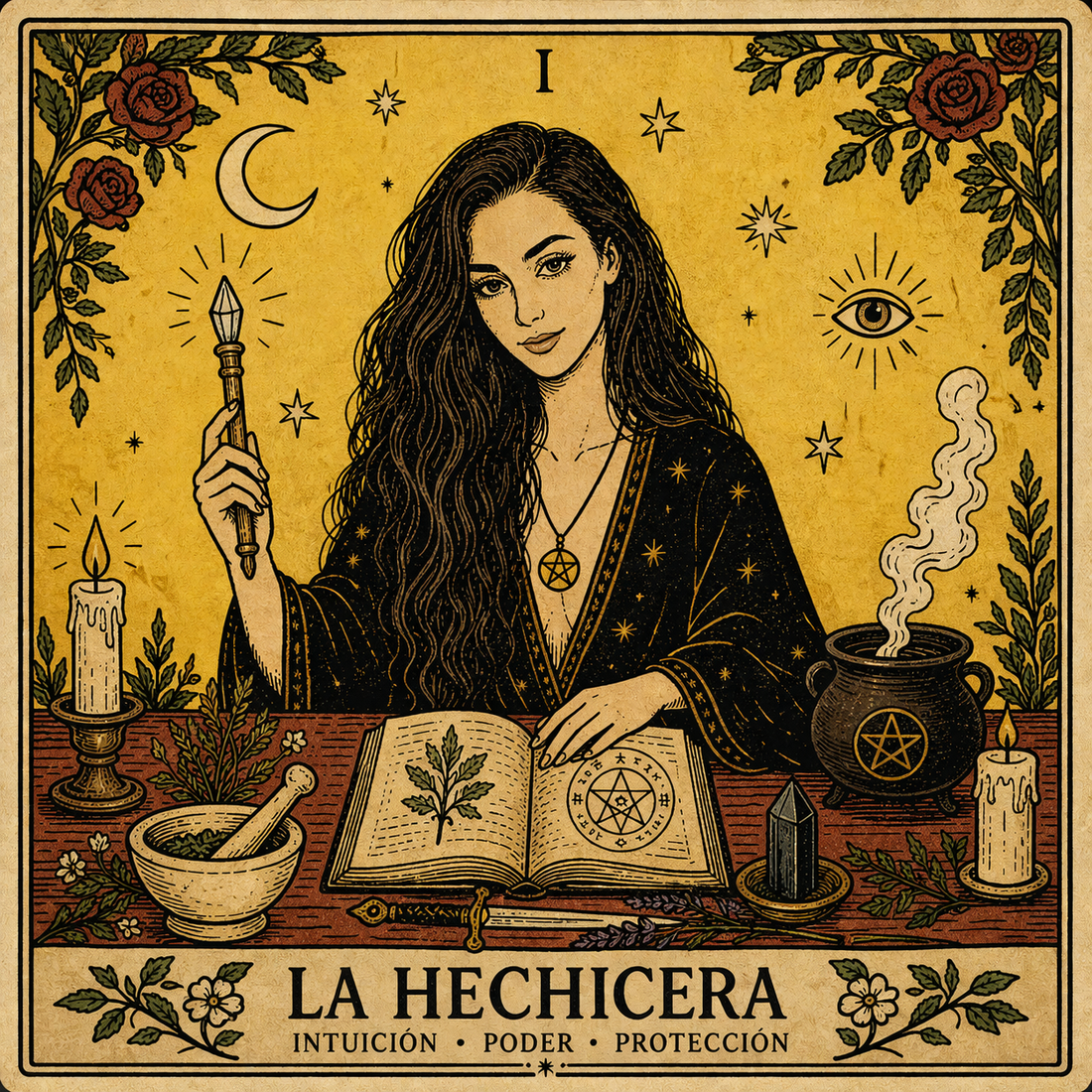Despertar espiritual: señales de que tu intuición está activándose (La Hechicera)