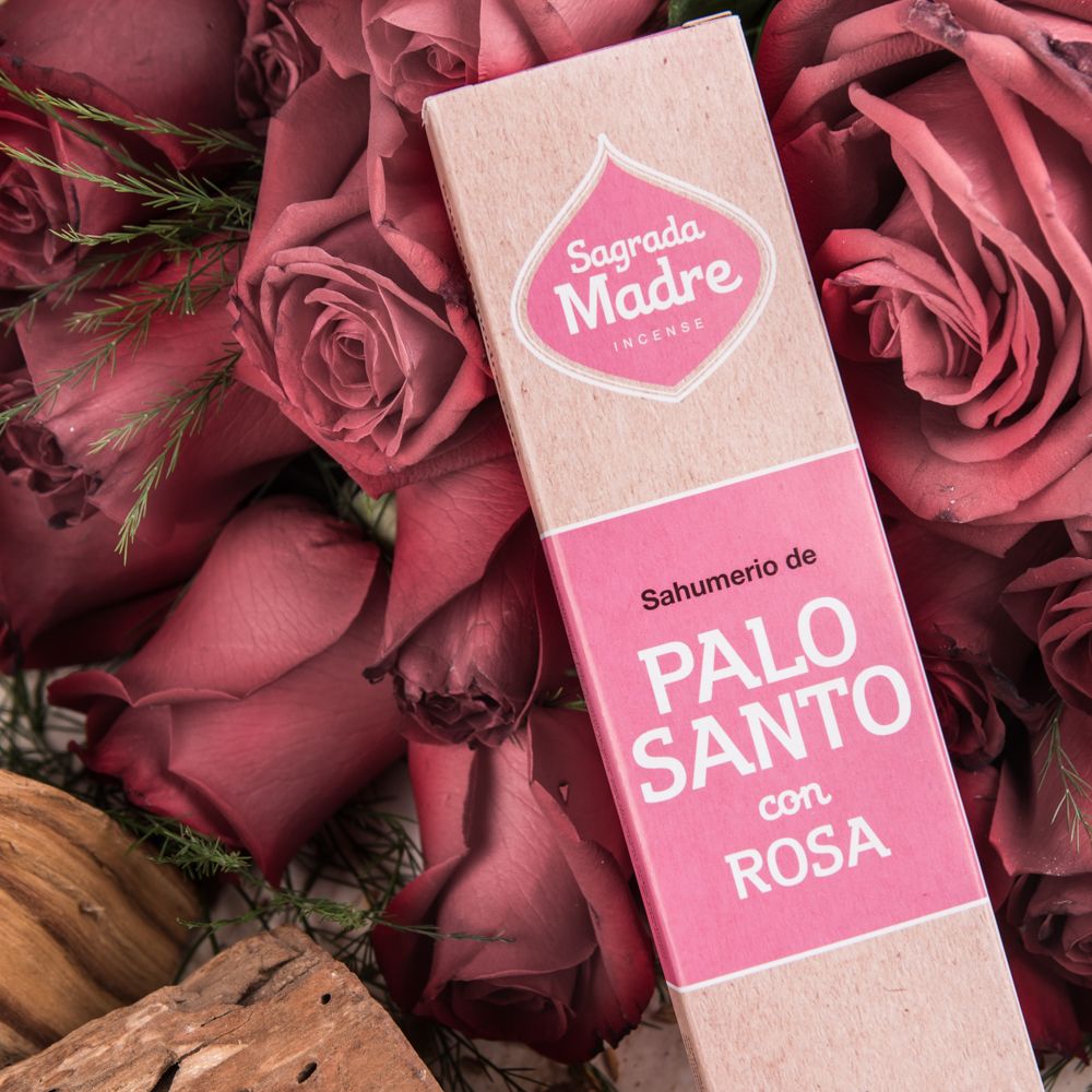 Incienso de Palo Santo y Rosas