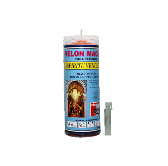 Velón espíritu vencedor para fuerza, éxito y superación