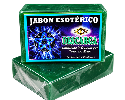 Jabón Esotérico Descarga para limpieza energética y baños espirituales de renovación