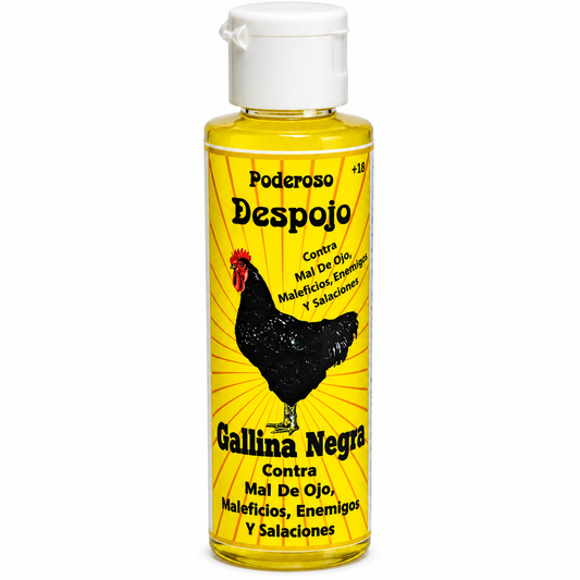 Baño Despojo Gallina Negra - Limpieza, Protección y Descarga Energética