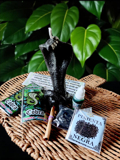 Kit Ritual Cobra Negra- Tumba Todo