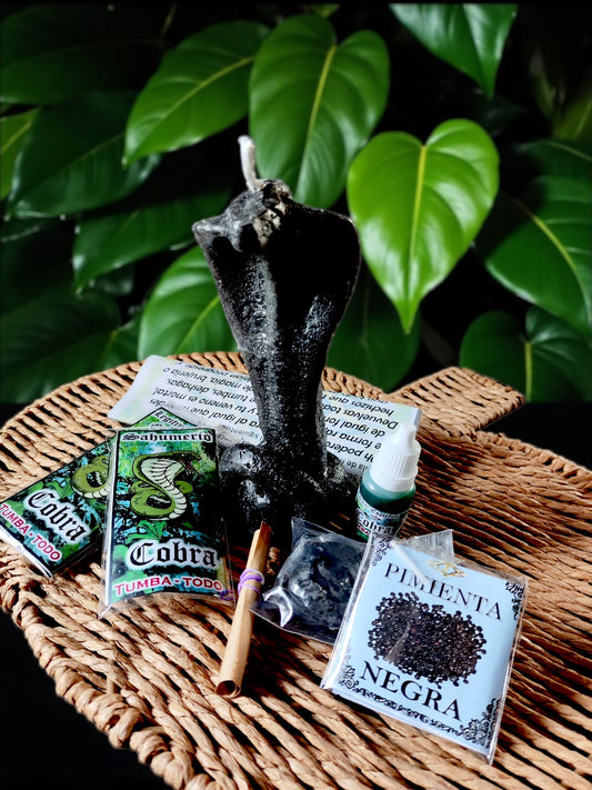 Kit Ritual Cobra Negra- Tumba Todo