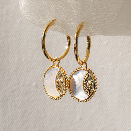 Pendientes "Solaris Moon" de Lunaire Collection