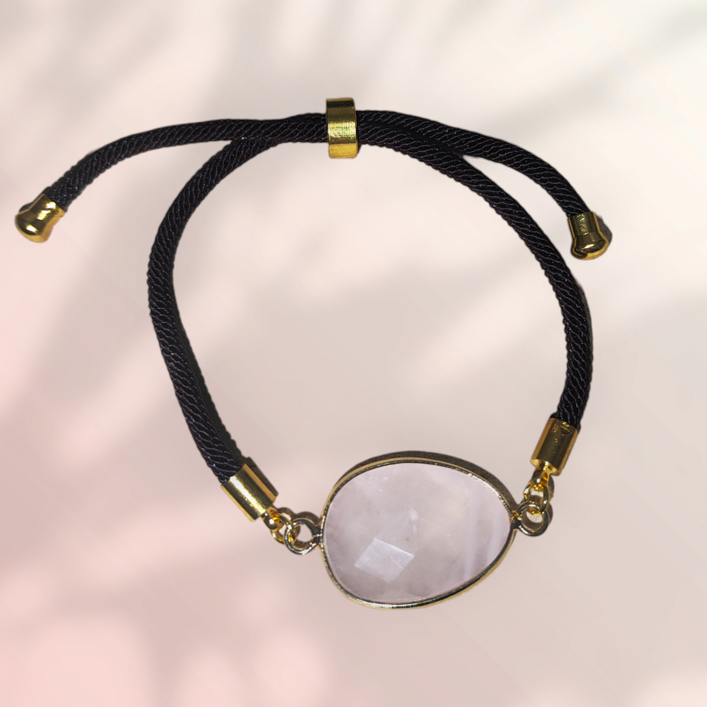 Pulsera de cuerda con piedras naturales