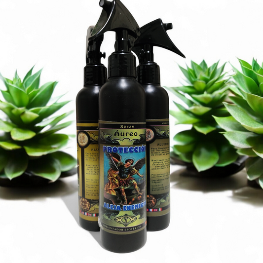 Goldenes Schutzspray – Hält Feinde fern