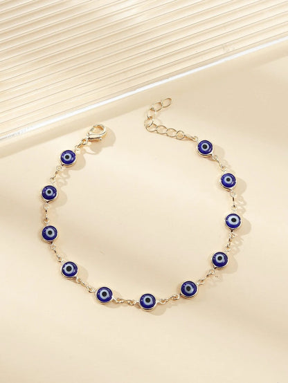 Pulsera de Ojo Turco dijes Azules