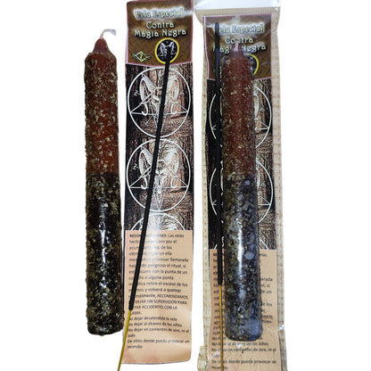 Vela Herbórea contra Magia Negra – Corte y Protección Energética