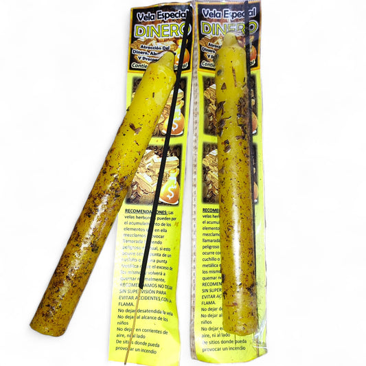 Vela Herbórea Dinero – Abundancia, Prosperidad y Flujo Económico