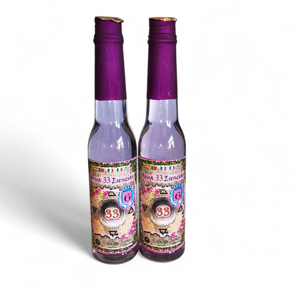 Agua de 33 Esencias – Limpieza Profunda, Corte y Protección Energética