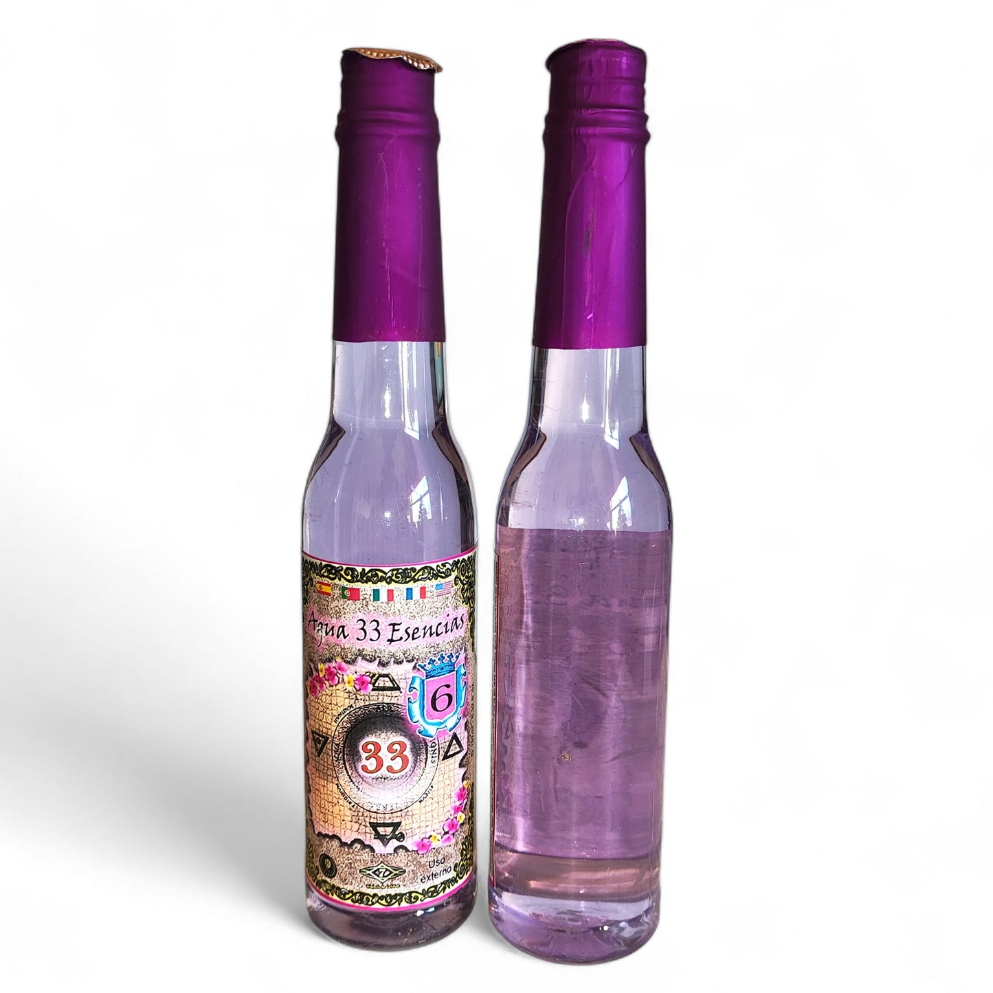 Agua de 33 Esencias – Limpieza Profunda, Corte y Protección Energética