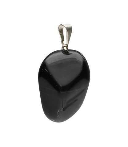 Colgante De Obsidiana Rodada – Protección Energética, Limpieza Y Escudo Espiritual