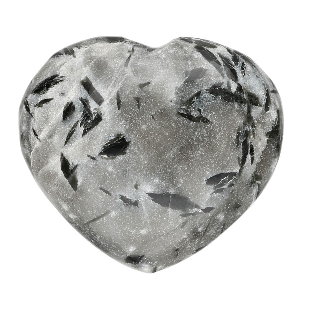 Corazón de Cuarzo con Turmalina Verde – Sanación, Equilibrio y Protección interior