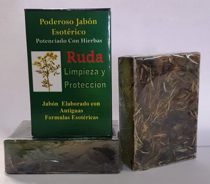 Jabón de Ruda con hierbas - Limpiezas y Protección