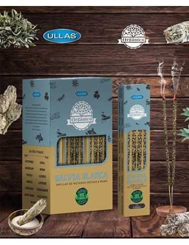 Incienso Natural Salvia Blanca Ullas . Limpieza Energética y Purificación