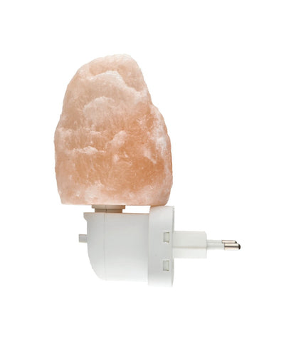 Lámpara De Sal Natural Con Enchufe – Limpieza Energética, Protección Y Armonía