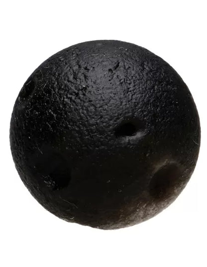 Luna Llena pequeña de Obsidiana Plateada - Protección y Claridad Profunda