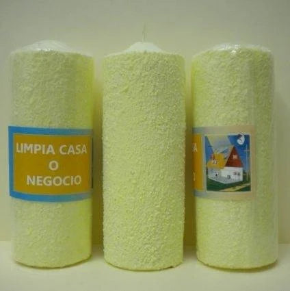 Velón herbóreo energizado Limpia Casa o Negocio para purificación y limpieza energética