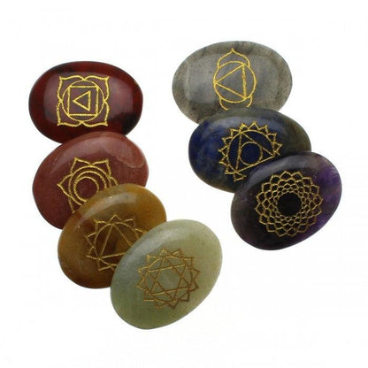 Kit de 7 piedras para el equilibrio de los 7 chakras