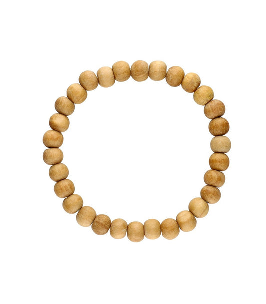 Pulsera De Madera De Sándalo 8mm – Calma, Protección Y Conexión Espiritual
