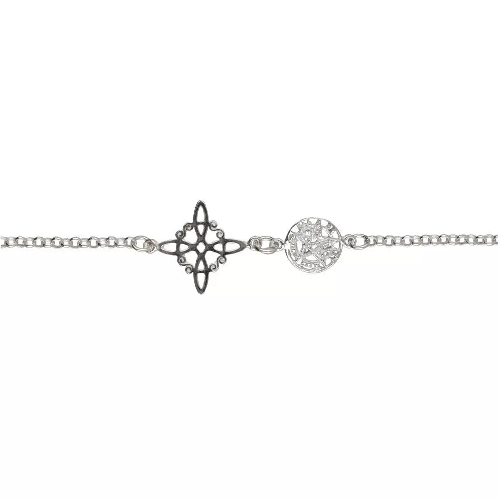 Pulsera de Plata 925 con Doble Protección