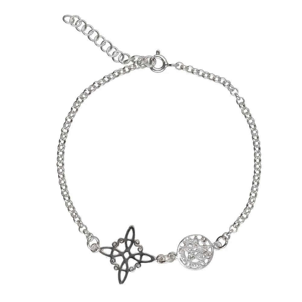 Pulsera de Plata 925 con Doble Protección