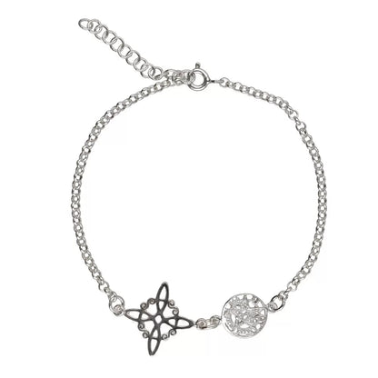 Pulsera de Plata 925 con Doble Protección