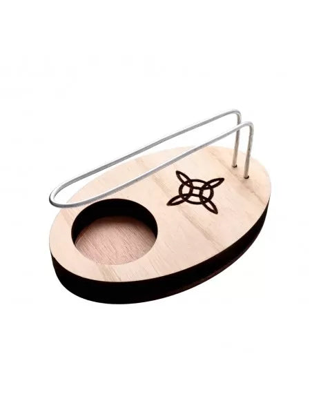 Quemador de Palo Santo con Nudo de Bruja – Base de Madera