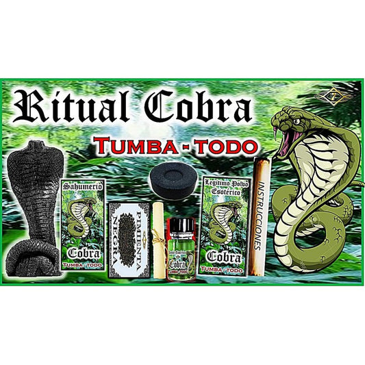 Kit Ritual Cobra Negra- Tumba Todo