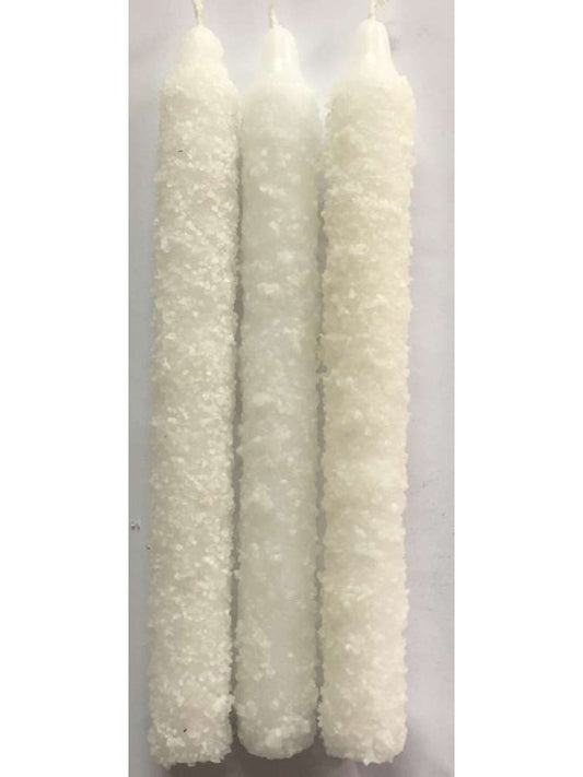 Vela de Sal Blanca Ritualizada - Purificación Energética
