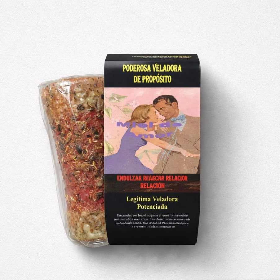 Veladora Ritual de Miel de Amor – Endulzamiento y Atracción