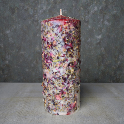 Velón Herbóreo Ritualizado de Amor y Atracción - Endulzamiento y Armonía Emocional