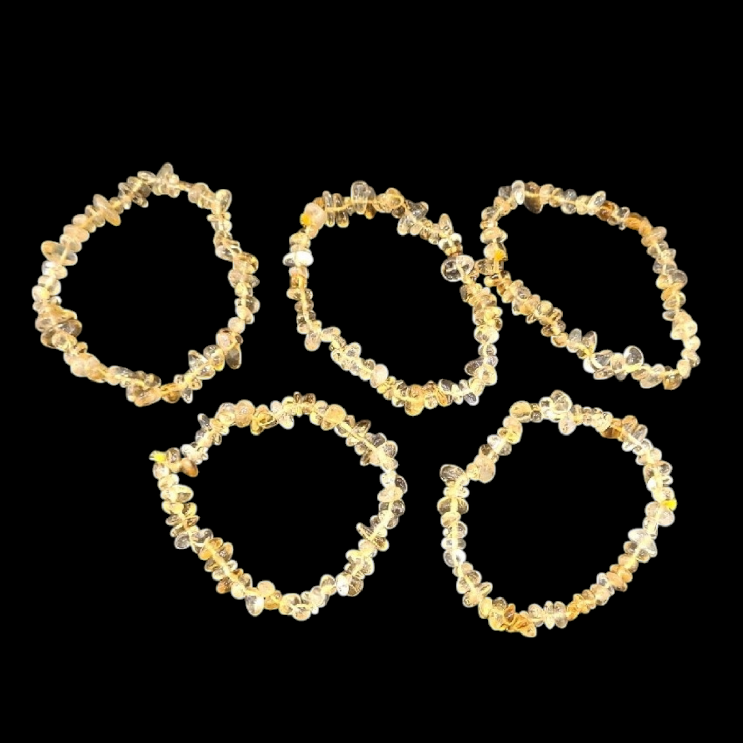 Pulsera chip de citrino extra para abundancia y energía positiva